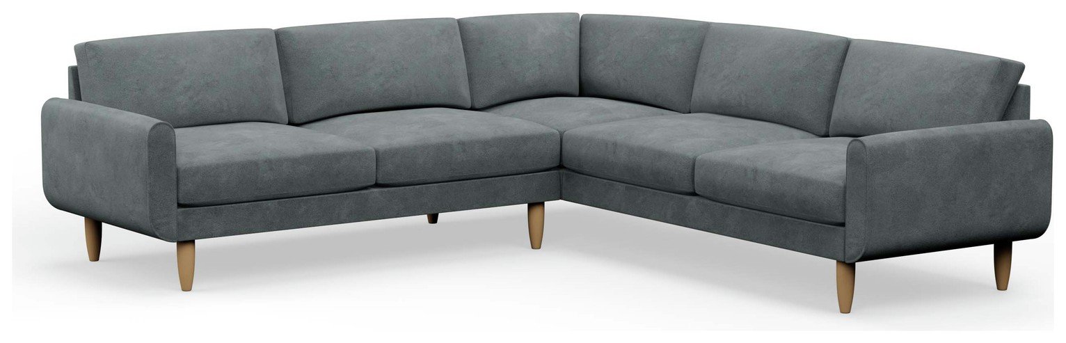 Hutch Round Arm 7 Seater Corner Sofa