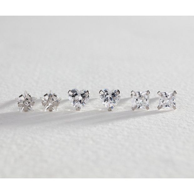 Titanium stud earrings on sale argos