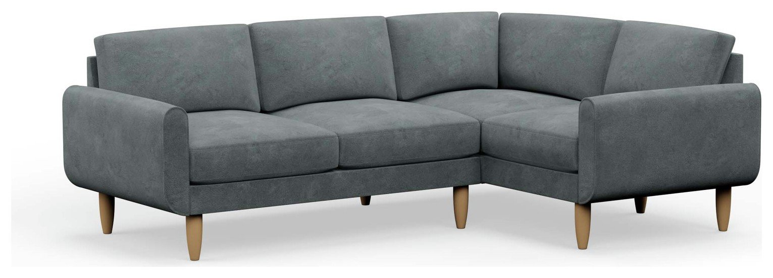 Hutch Round Arm 4 Seater Corner Sofa