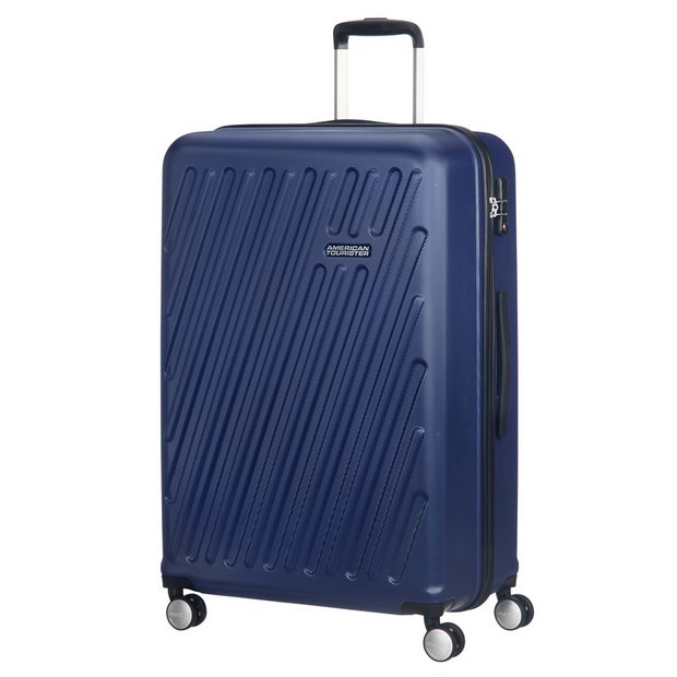 Buy American Tourister Hypercube Hard Large Suitcase Navy Suitcases Argos