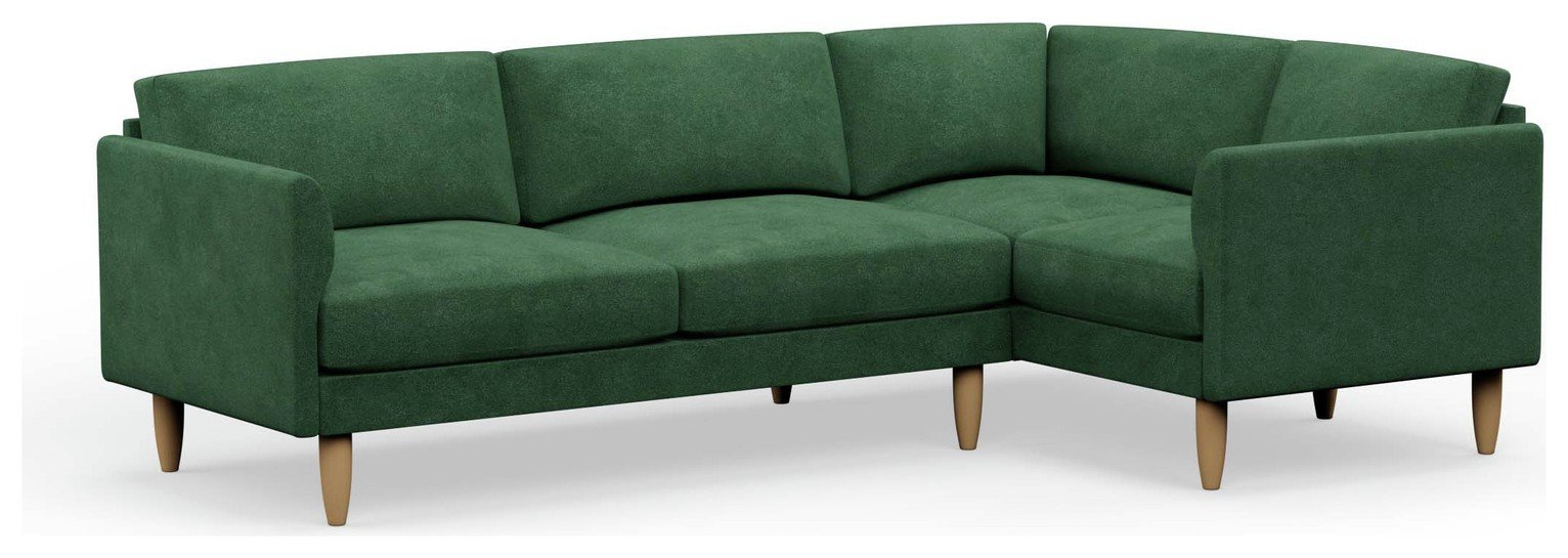 Hutch Slim Curve Arm 5 Seater Corner Sofa