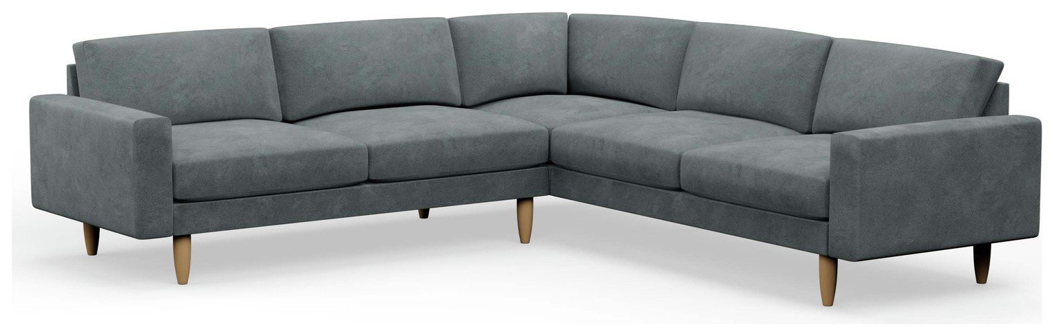 Hutch Block Arm 7 Seater Corner Sofa