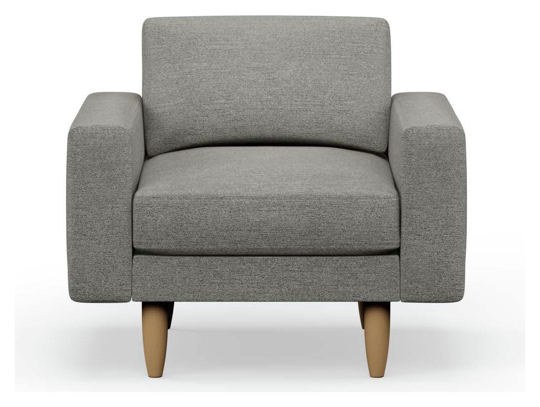 Hutch Block Arm Armchair
