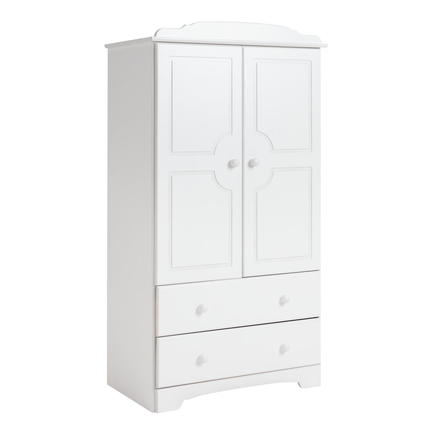 Argos Home Nordic 2 Door 2 Drawer Wardrobe - White