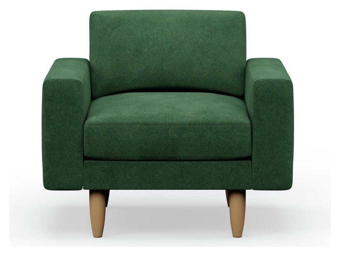 Hutch Block Arm Armchair