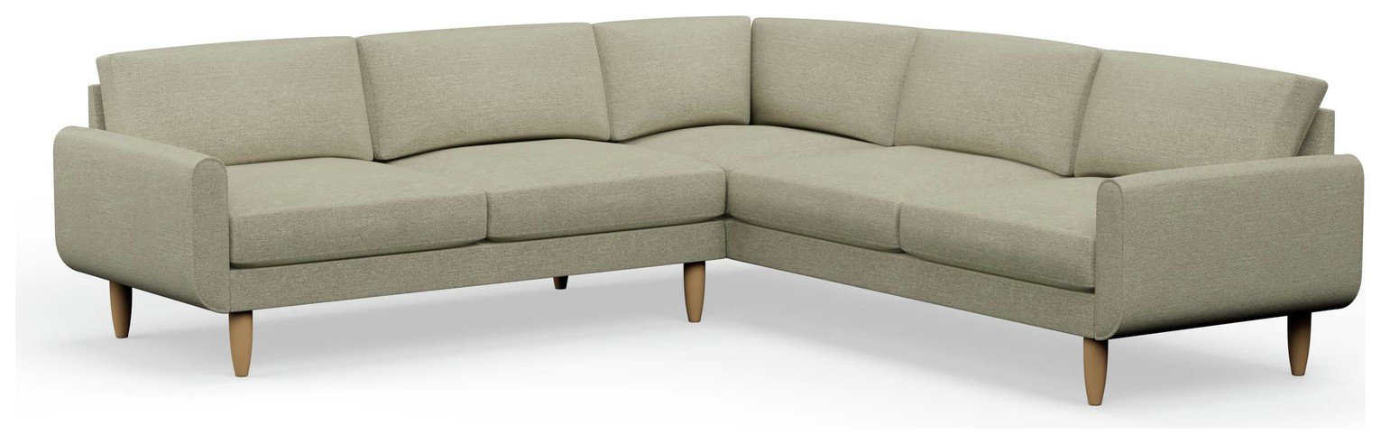 Hutch Round Arm 7 Seater Corner Sofa