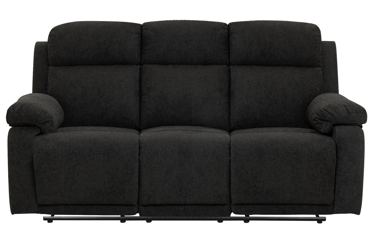Argos Home Bradley Fabric 3 Seater Recliner Sofa - Grey