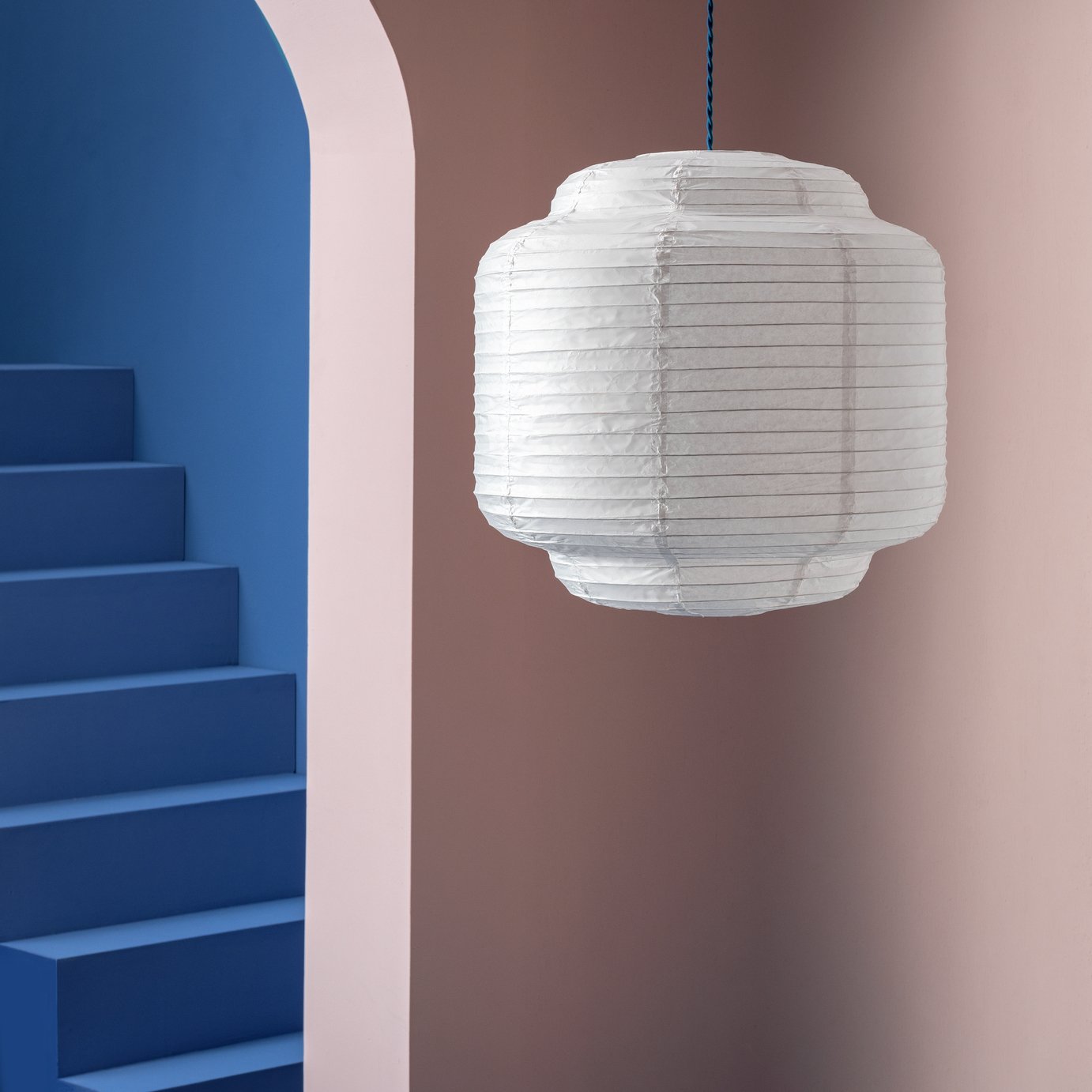 Habitat 60 Cirro White Paper Easy Fit Lampshade - 60cm