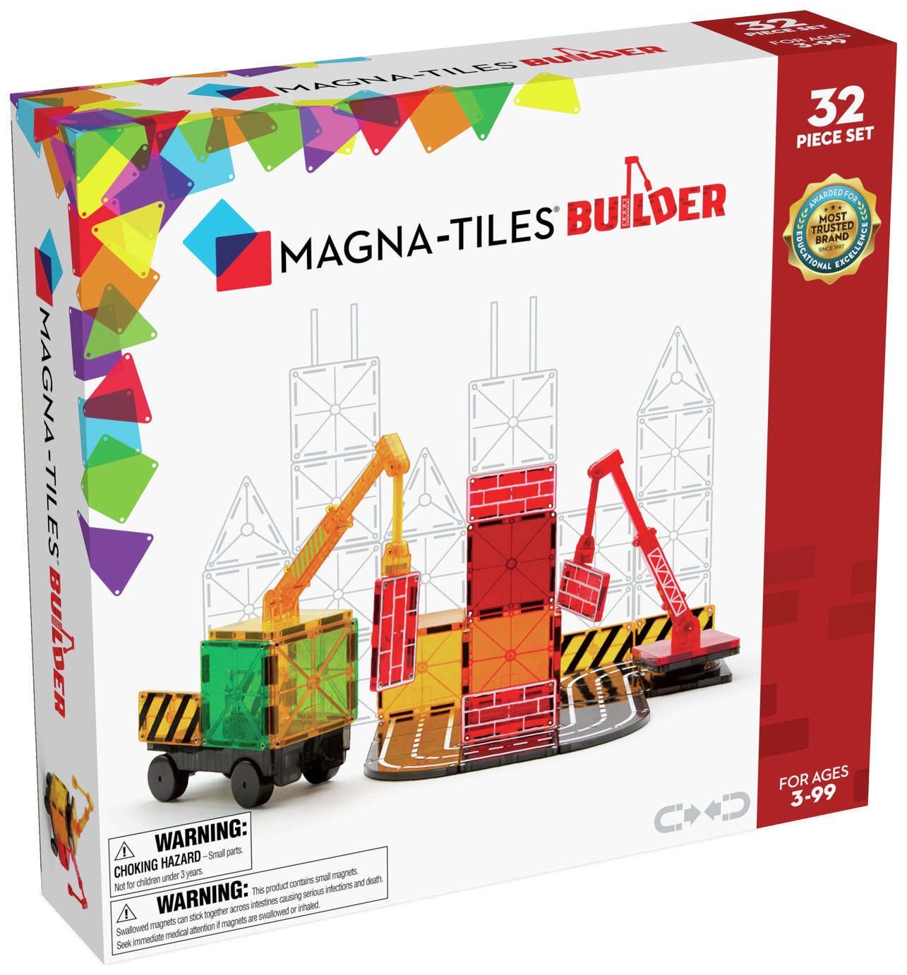 MAGNA-TILES Builder 32 Piece Set
