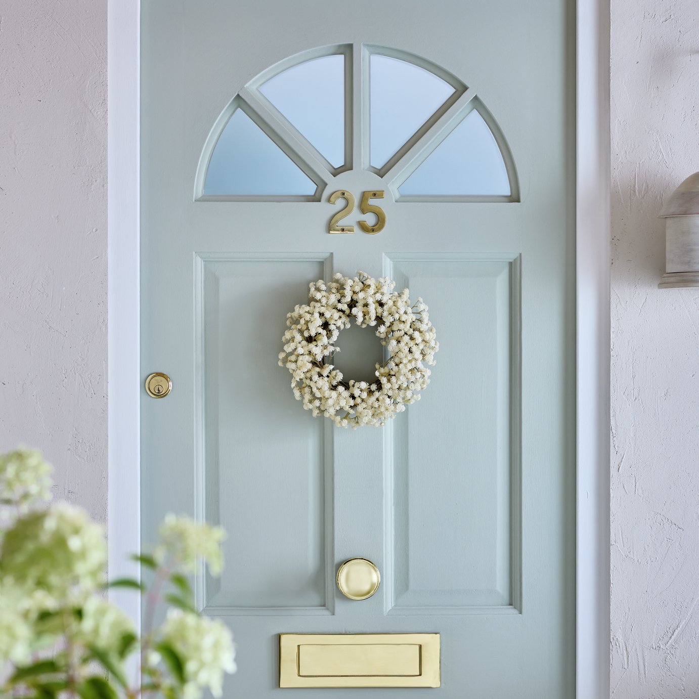  Home Faux Mini Linium Wreath