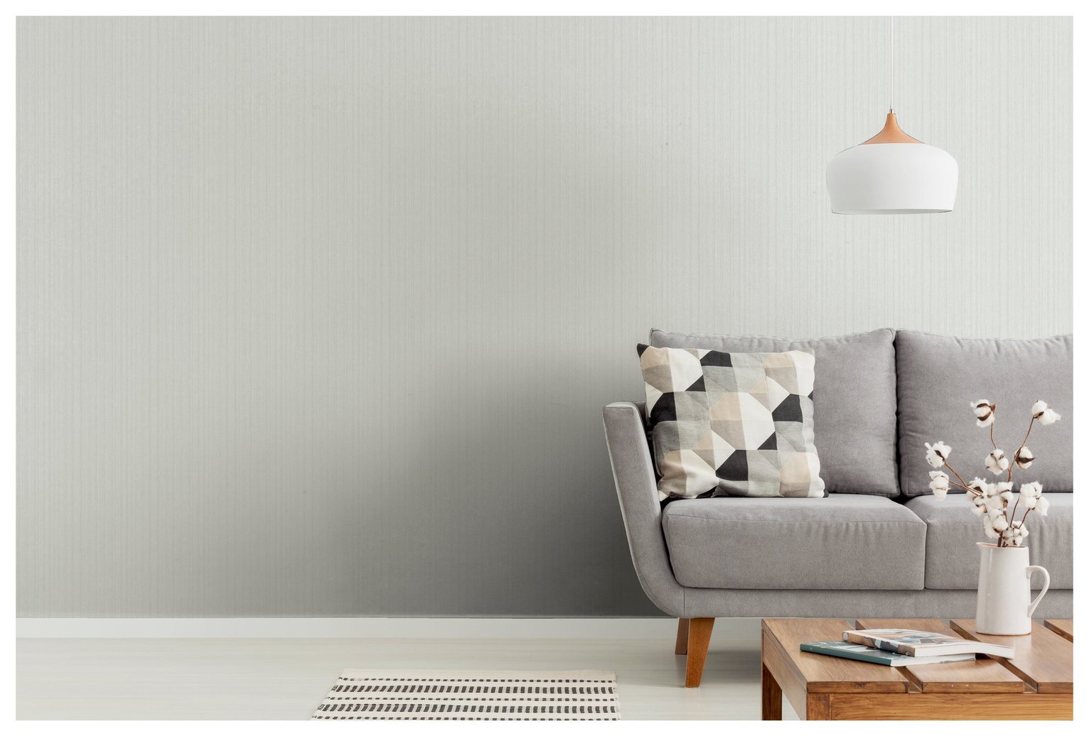 Arthouse Silk Cascade Ivory Wallpaper 