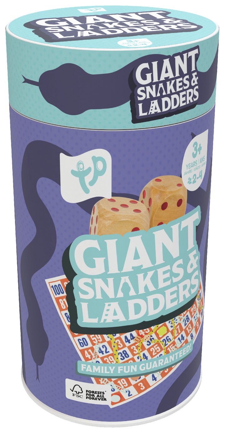 TP Wooden Classic Snakes and Ladders Game