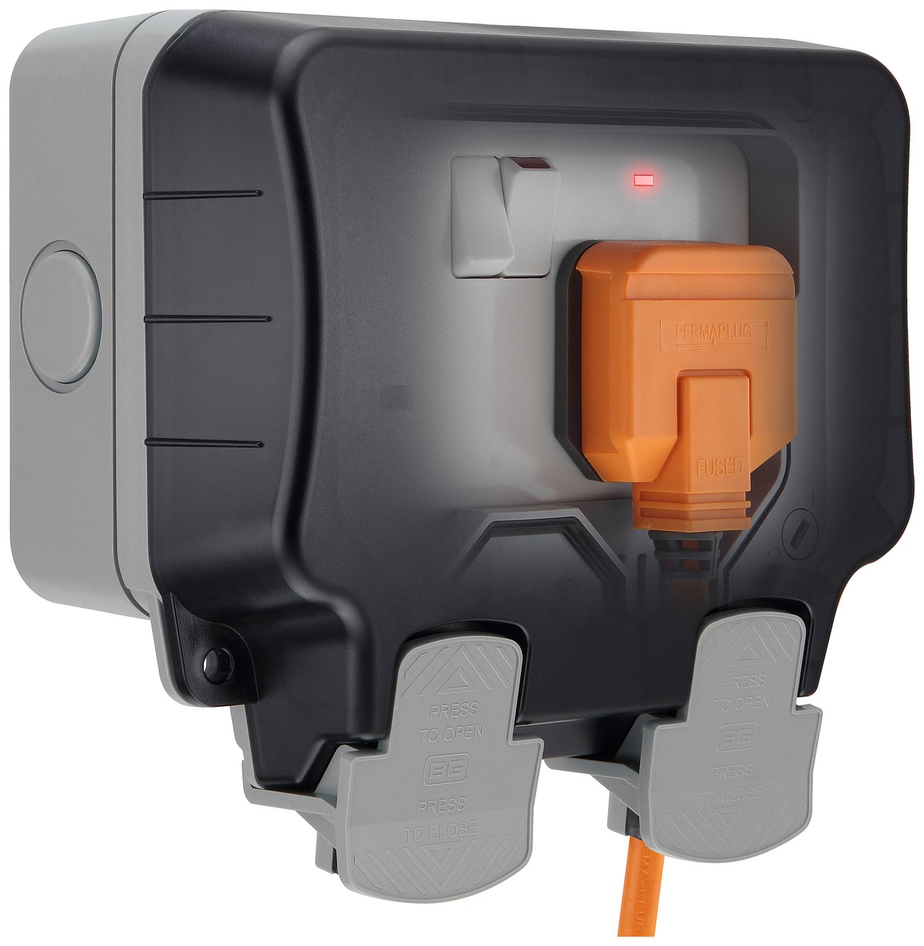 BG Nexus Storm 13A IP66 Weatherproof Outdoor Double Socket