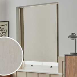 Habitat Block Edge Blackout Off White Roller Blind
