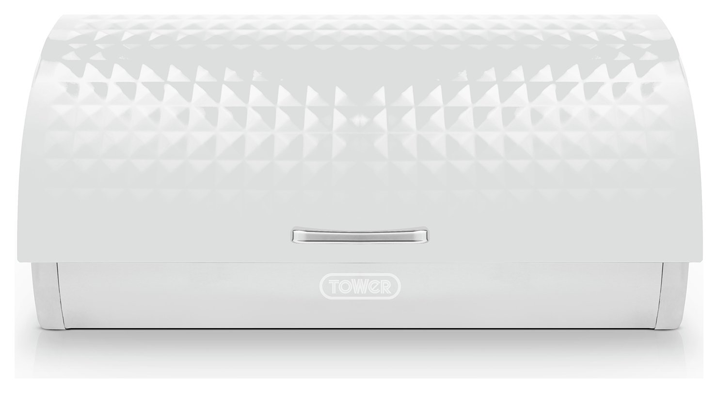 Tower Solitaire Roll Top Stainless Steel Bread Bin