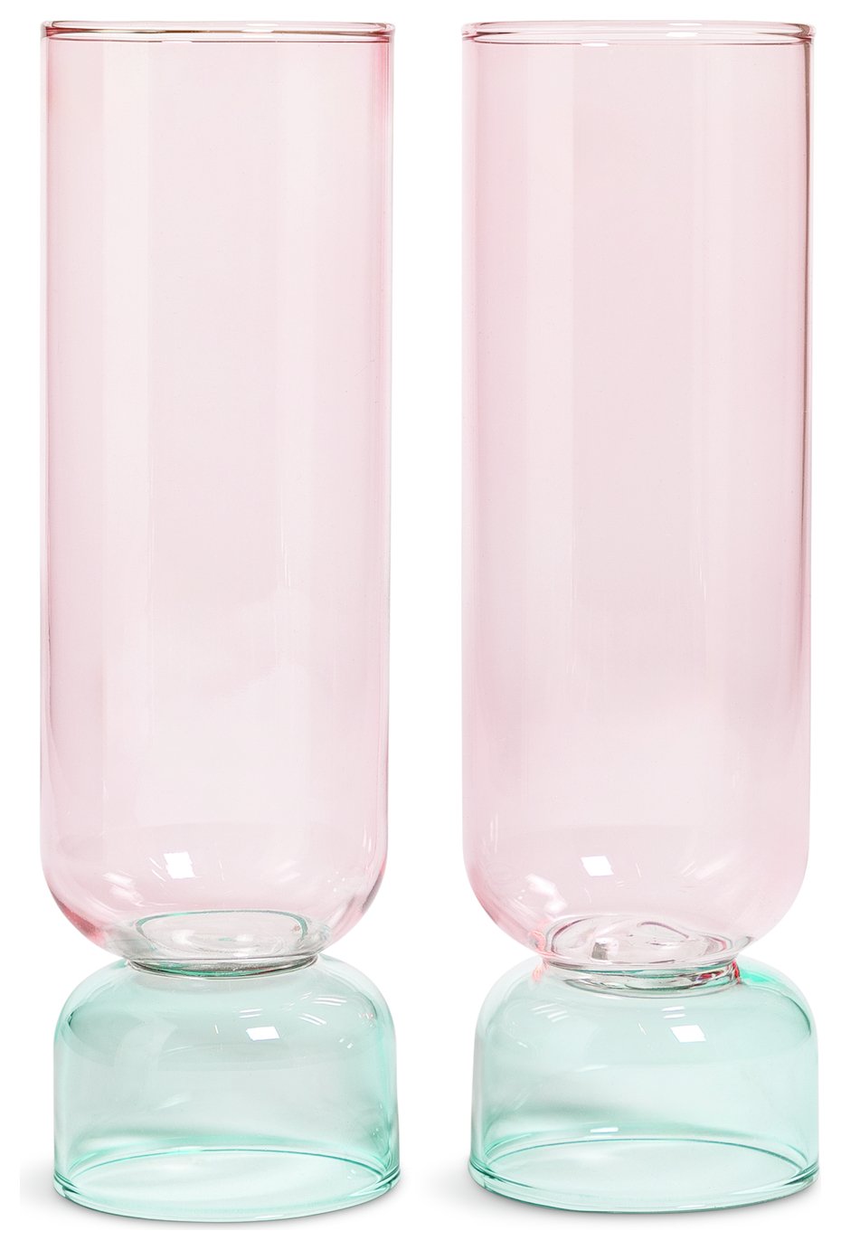 Habitat Two Tone Set of 2 Champagne Flute