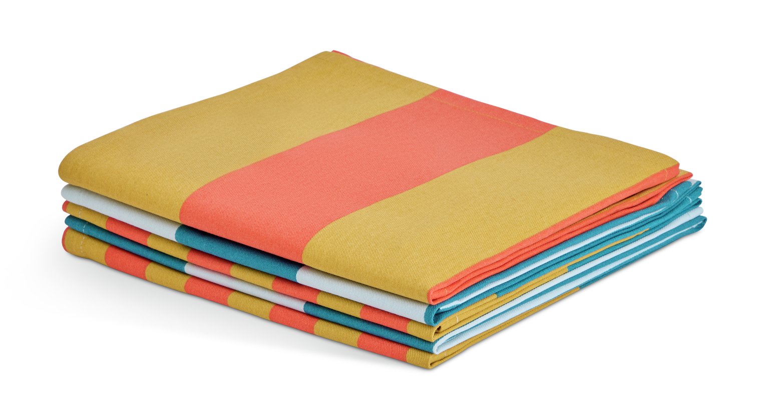 Habitat Printed Pack of 5 Tea Towels