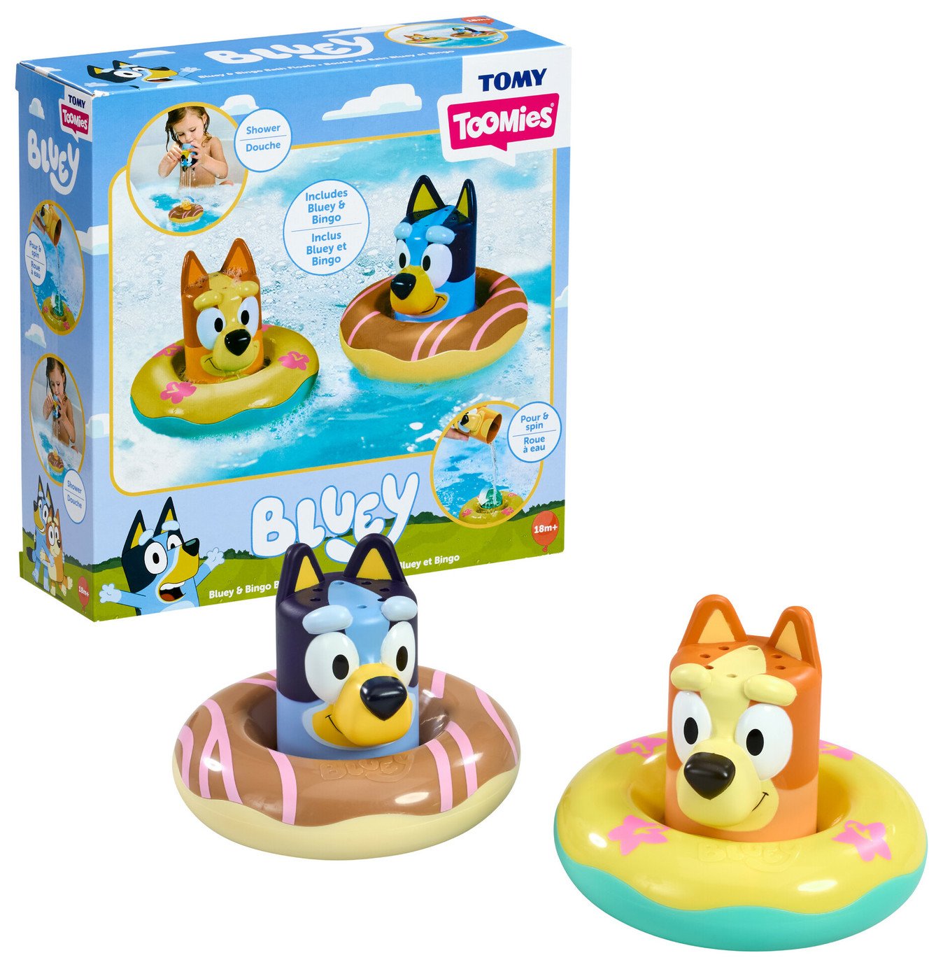 Bluey Bath Toy Set