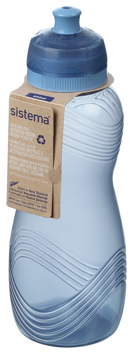 Sistema Hydrate Wave Twist and Sip Water Bottle - 600ml