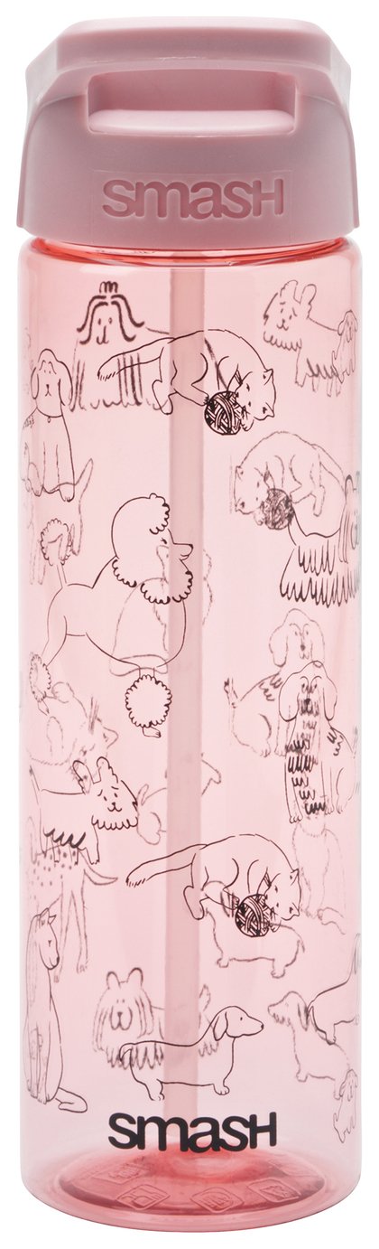 Smash Cat Dog Sipper Water Bottle - 700ml