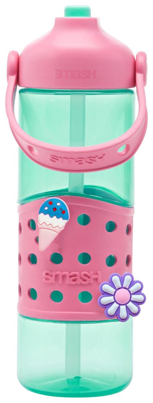 Smash Charm Pink Sipper Water Bottle - 750ml