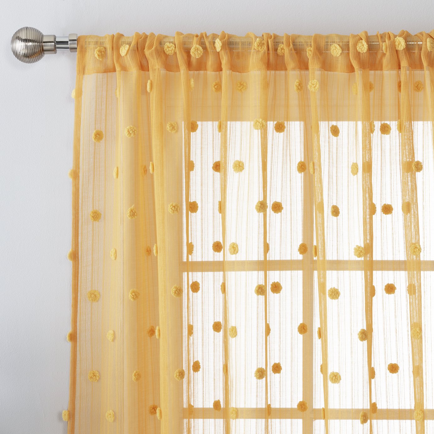 gold voile panels