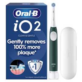 Oral-B iO2 Electric Toothbrush with Travel Case Forest Green