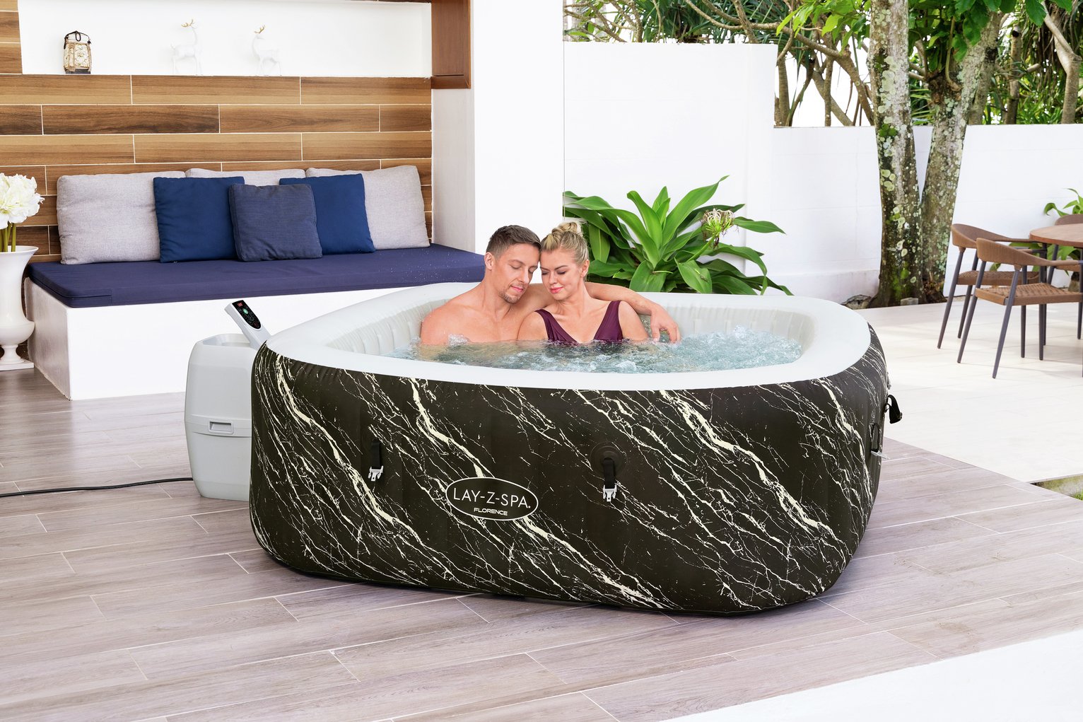 Lay-Z-Spa Florence 6 Person AirJet Hot Tub
