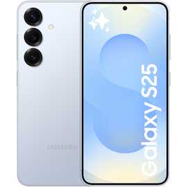 SIM Free Samsung Galaxy S25 5G 256GB AI Mobile Phone - Blue