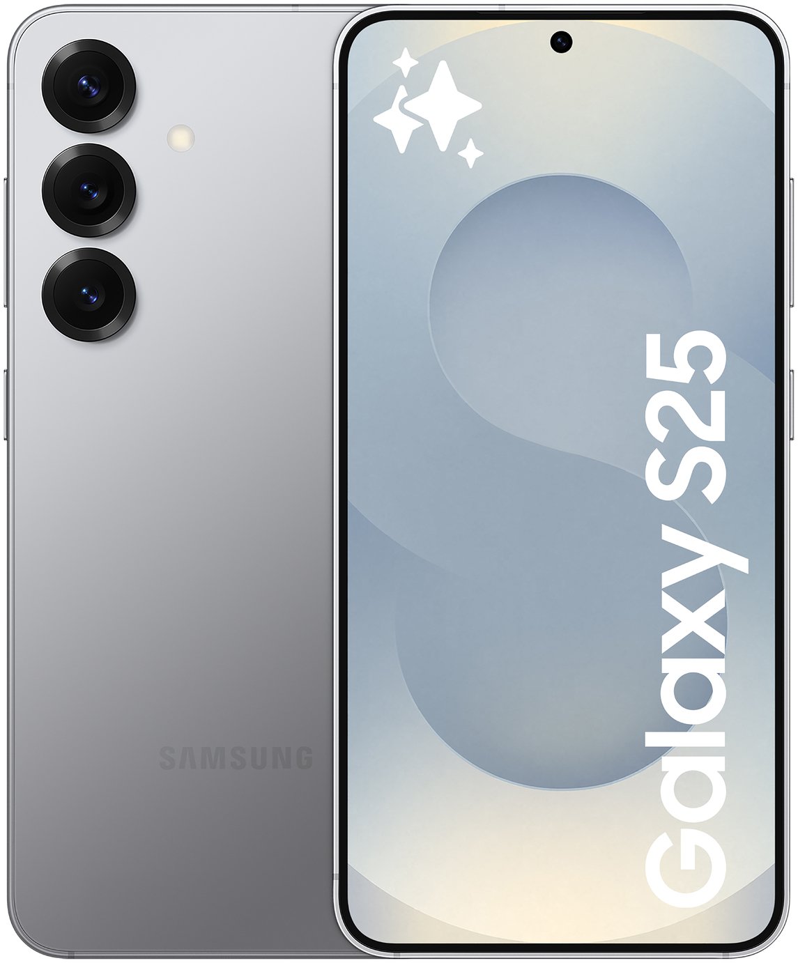 SIM Free Samsung Galaxy S25 5G 256GB AI Mobile Phone Silver