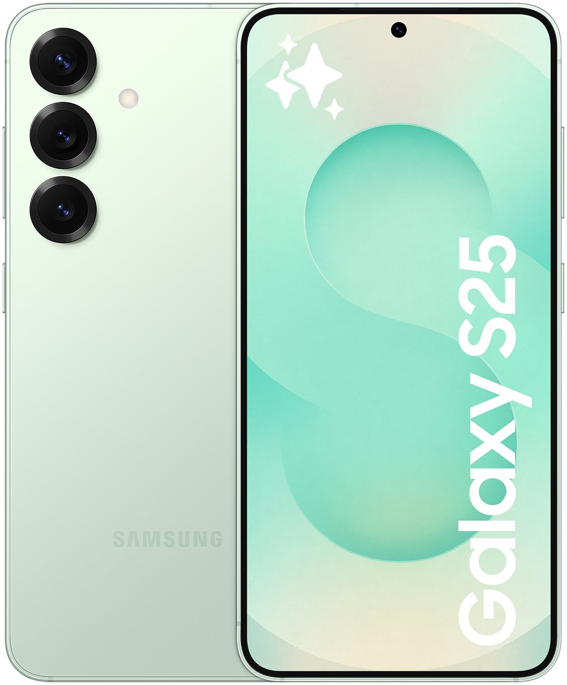 SIM Free Samsung Galaxy S25 5G 512GB AI Mobile Phone - Mint