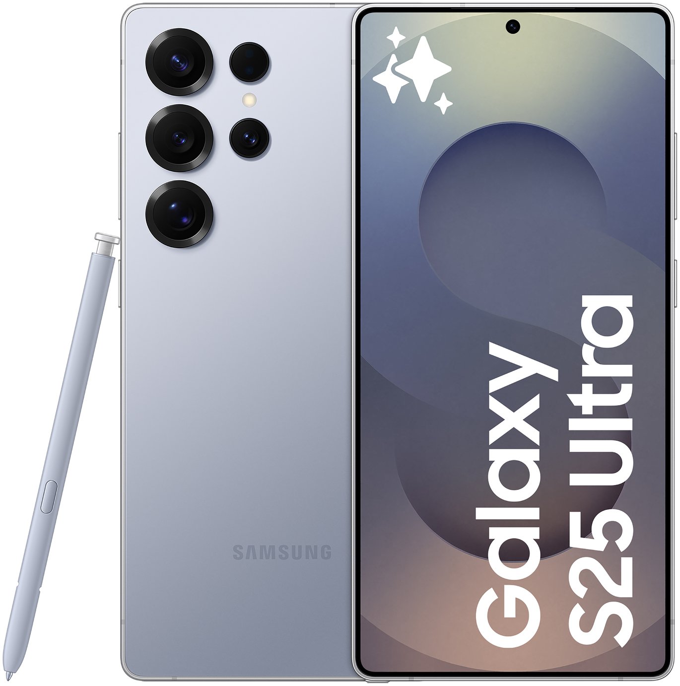 SIM Free Samsung Galaxy S25 Ultra 5G 512GB AI Phone - Blue