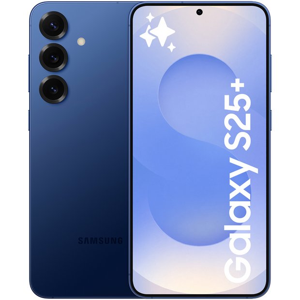 SIM Free Samsung Galaxy S25+ 5G 256GB AI Mobile Phone - Navy