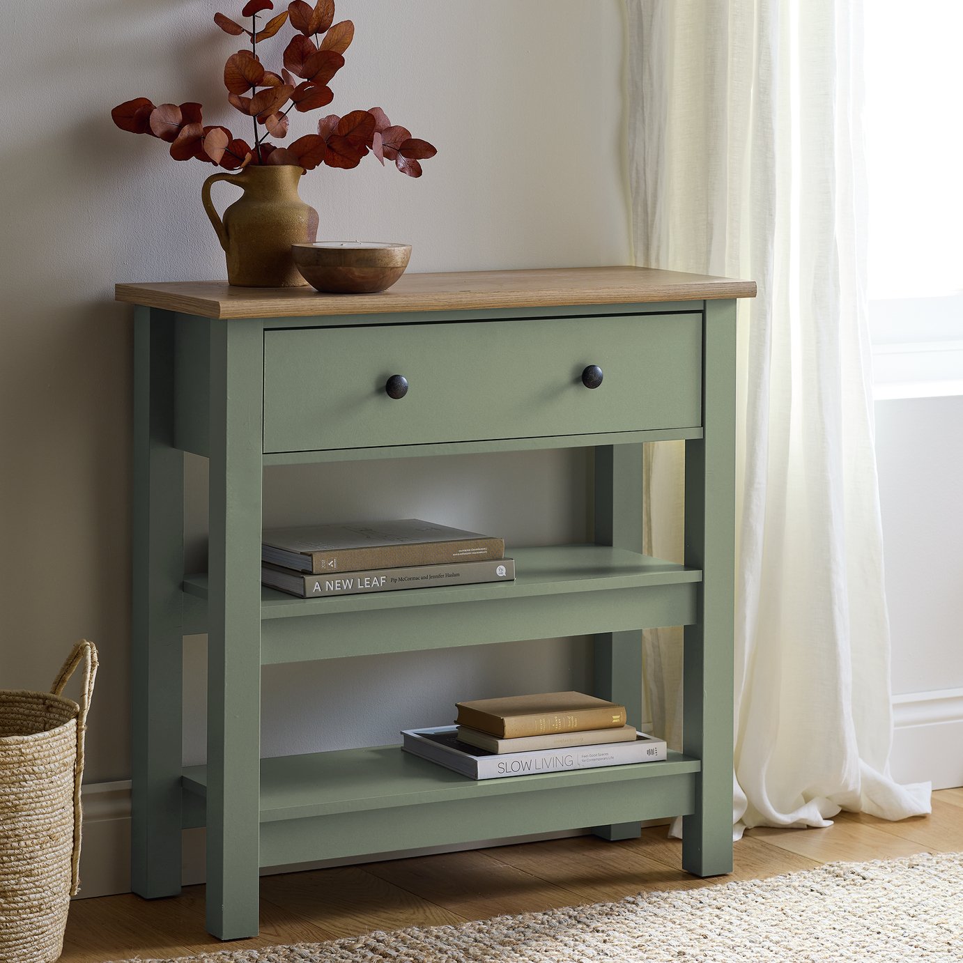 Argos Home Winchester 1 Drawer Console Table