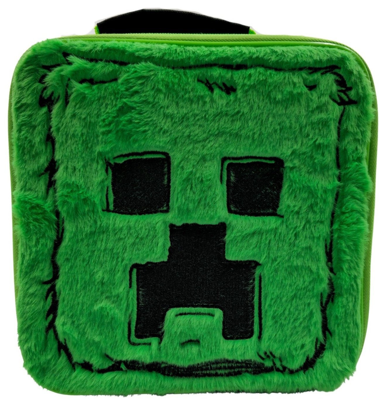 Hox Minecraft Creeper Faux Fur Lunch Bag