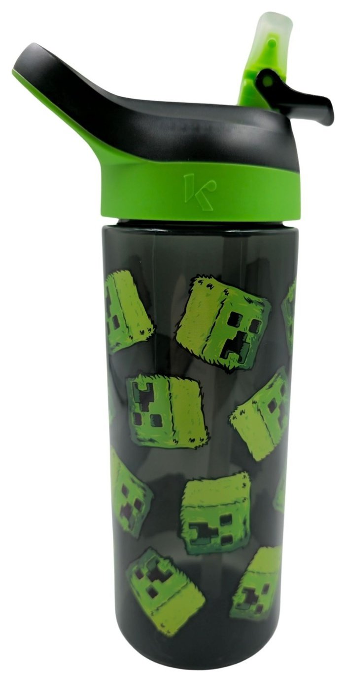 Hox Minecraft Atlantic Creeper Sipper Water Bottle - 600ml
