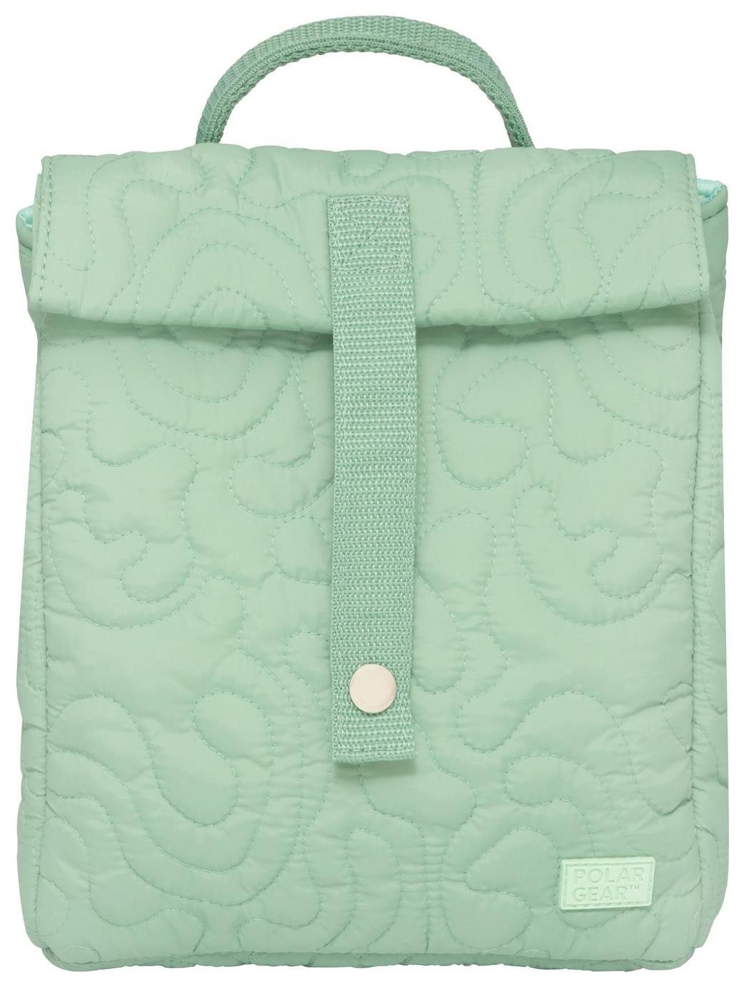 Polar Gear Washable Squiggle Quilted Roll Top Lunch Bag