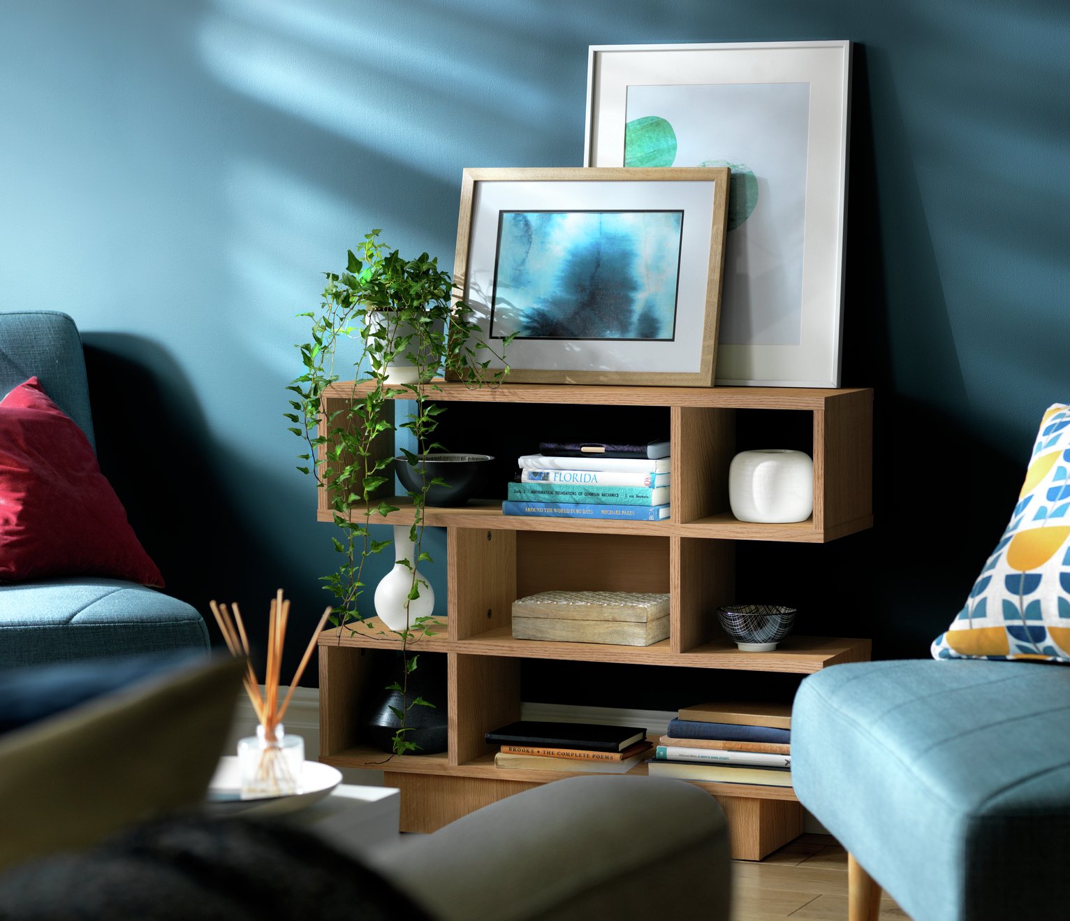 Argos Home Cubes Short Shallow Shelving Unit