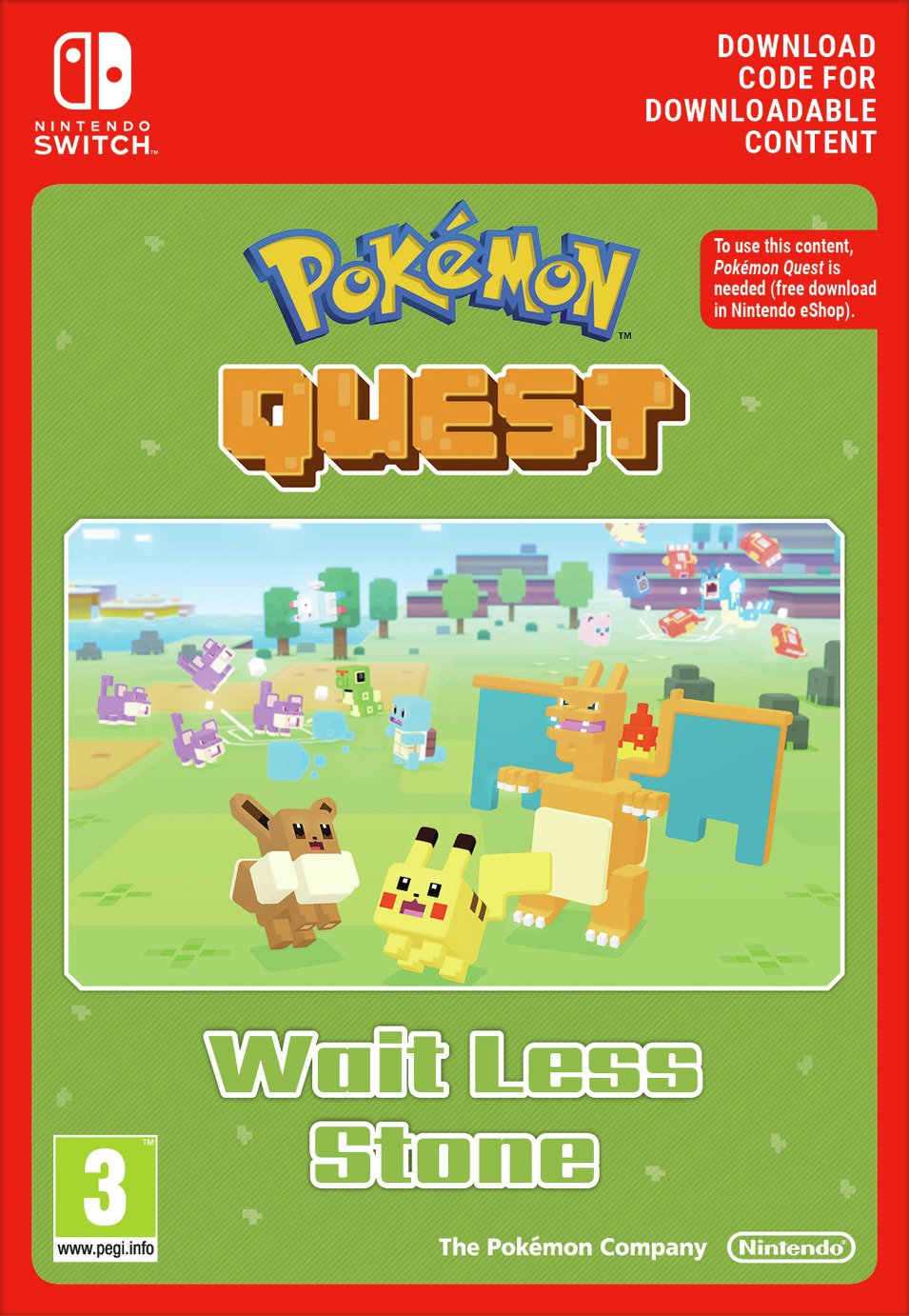 Pokemon Quest: Wait Less Stone - Switch Game DLC