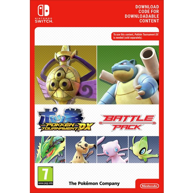Buy Pokken Tournament DX Battle Pack Nintendo Switch DLC Nintendo e shop cards Argos