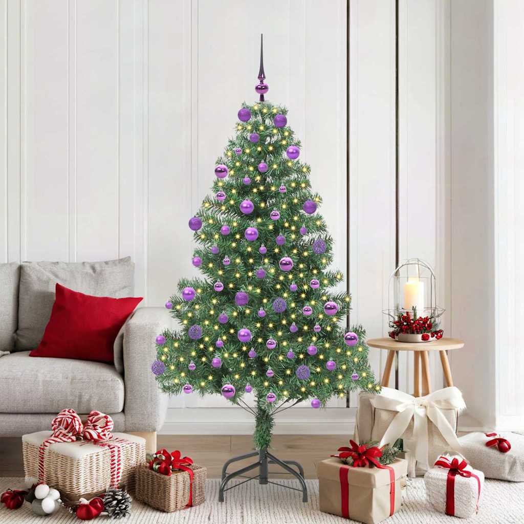 Walplus 300 LED Bulb Lights Artificial Christmas Tree - Green - 180 cm
