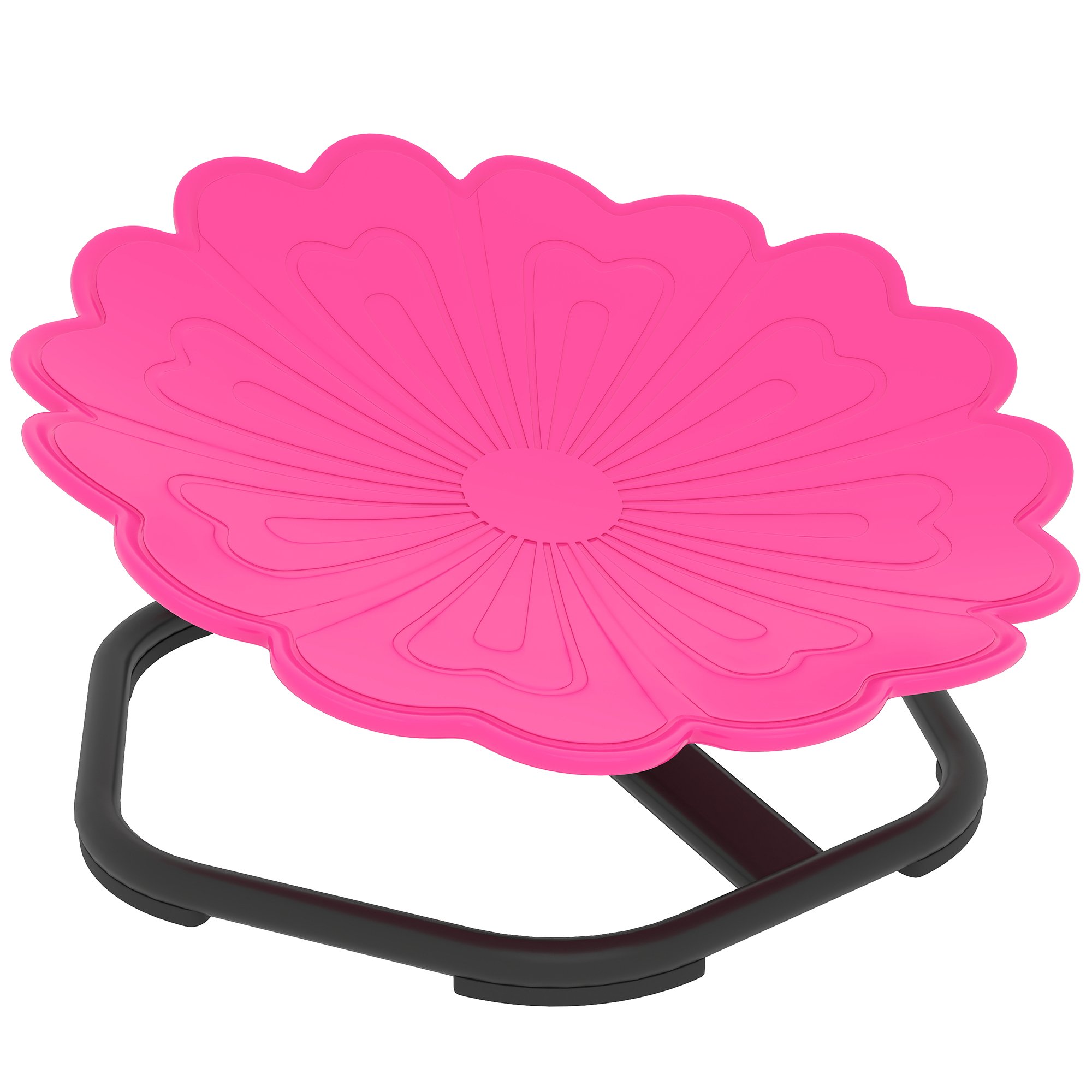 AIYAPLAY Kids Flower NonSlip Base Spinning Chair - Pink