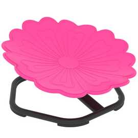 AIYAPLAY Kids Flower NonSlip Base Spinning Chair - Pink