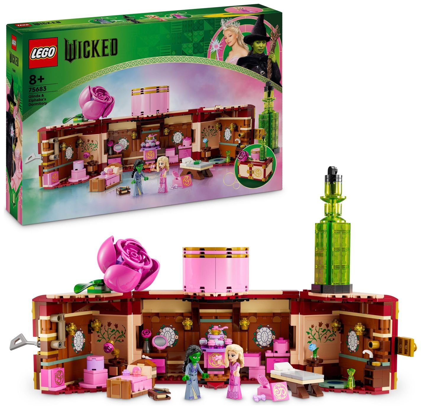 LEGO Wicked Glinda & Elphaba's Dormitory, Movie Set 75683