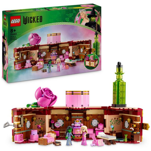 Buy LEGO Wicked Glinda Elphaba s Dormitory Movie Set 75683 LEGO Argos