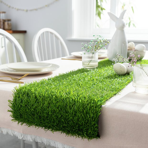 Grass deals table runner