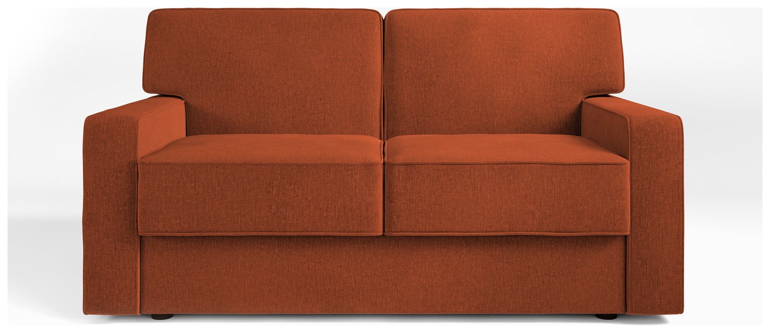 Jay-Be Linea Fabric 2 Seater Sofa Bed - Orange