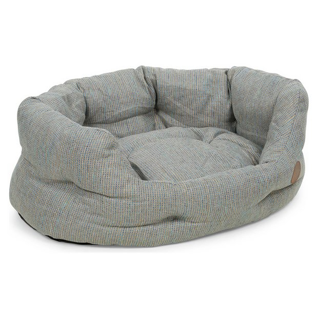 Buy Meadow Weave High Oval Pet Bed Medium Dog beds Argos