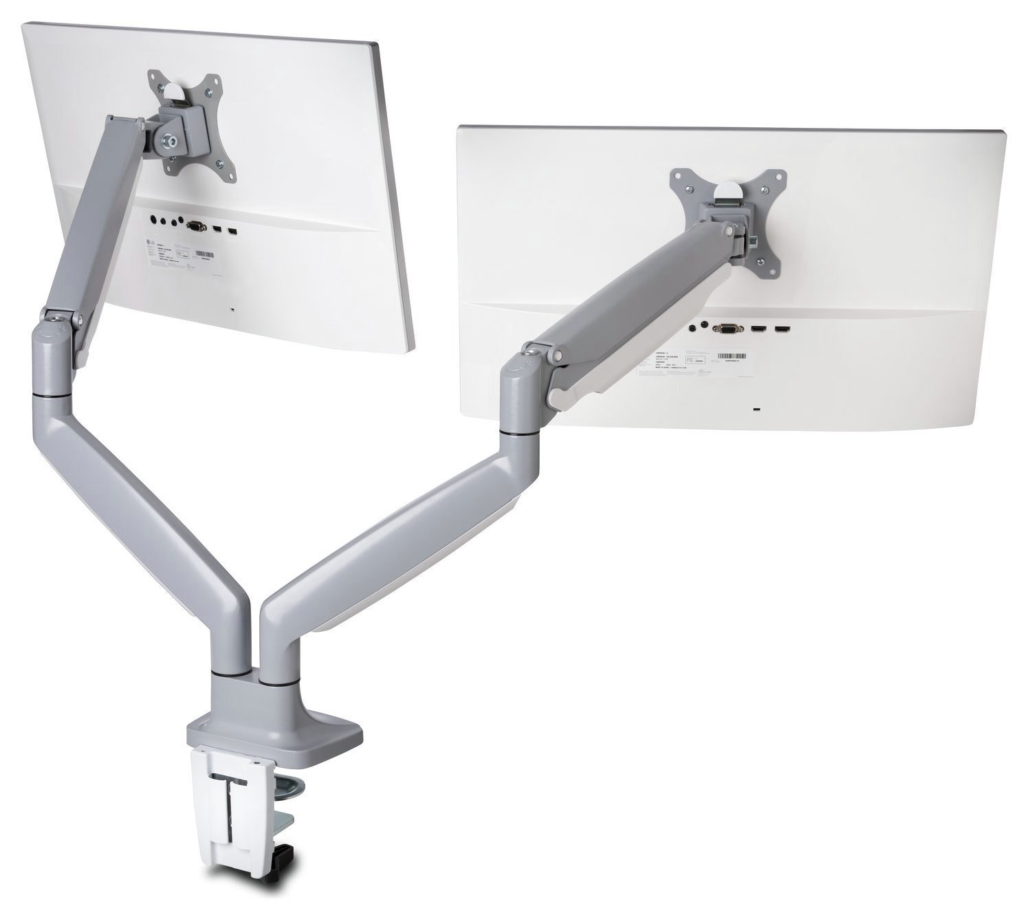 Kensington SmartFit 13-34 Inch Dual Monitor Arm - Grey