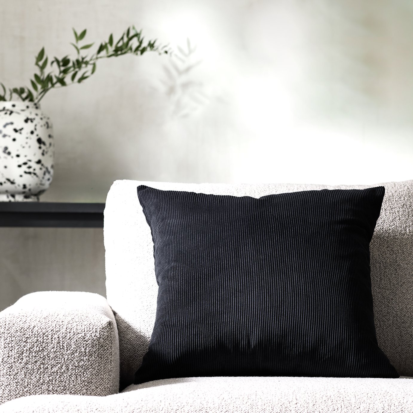 Habitat Cord Cushion Cover - 50x50cm